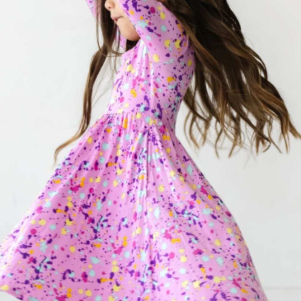 Paint Party Twirl Dress
